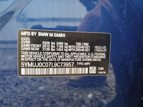 2020 BMW X4 X4 M/M Competition