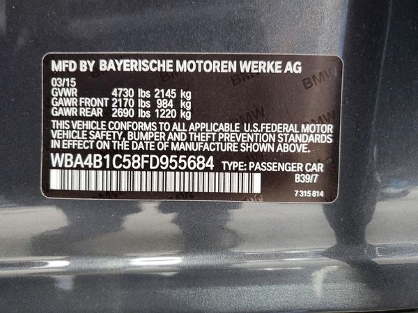 2015 BMW 435 Gran Coupe
