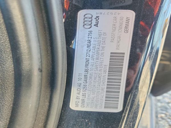2012 AUDI A6 quattro Prestige