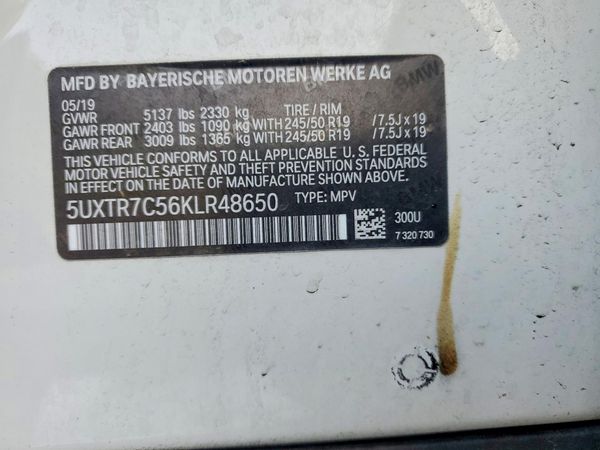 2019 BMW X3 sDrive30i