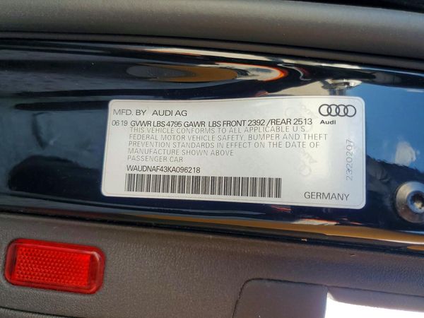 2019 AUDI A4