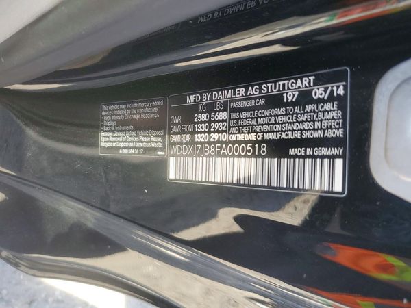 2015 MERCEDES-BENZ S