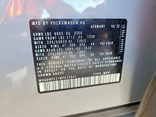 2022 VOLKSWAGEN ID.4 Pro S