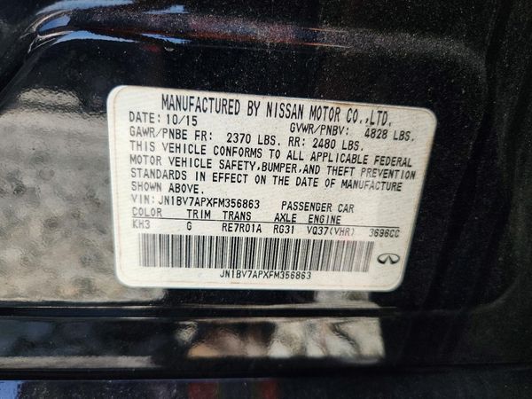2015 INFINITI Q50