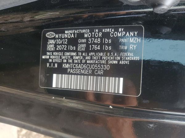 2012 HYUNDAI VELOSTER GLS(Middle grade)