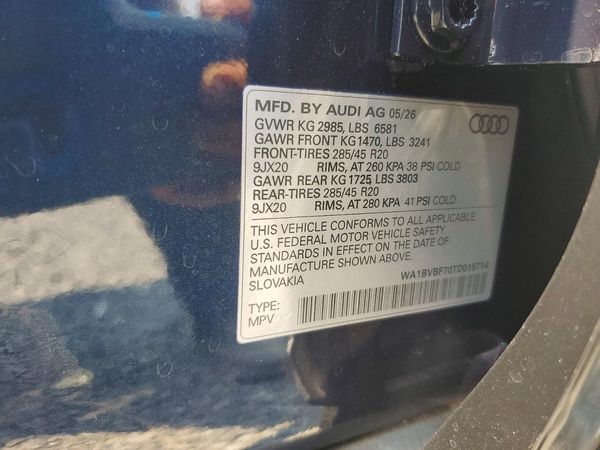2026 AUDI Q7 quattro Premium