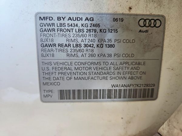 2019 AUDI Q5