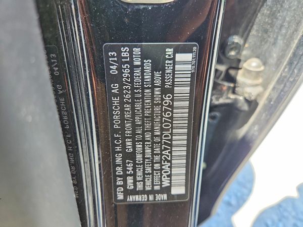 2013 PORSCHE PANAMERA