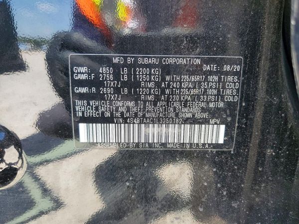 2020 SUBARU OUTBACK Base