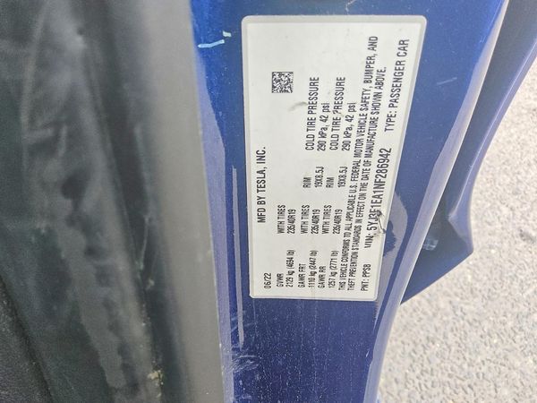 2022 TESLA MODEL 3