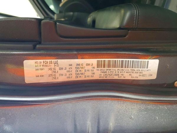 2015 JEEP GRAND CHEROKEE