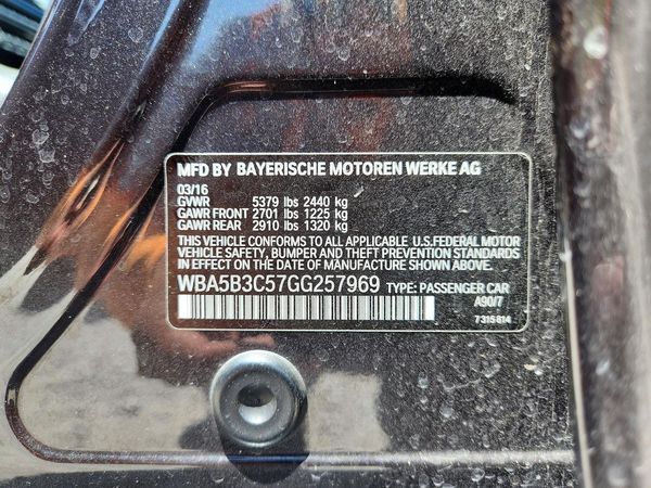 2016 BMW 535