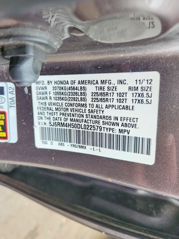 2013 HONDA CRV EX