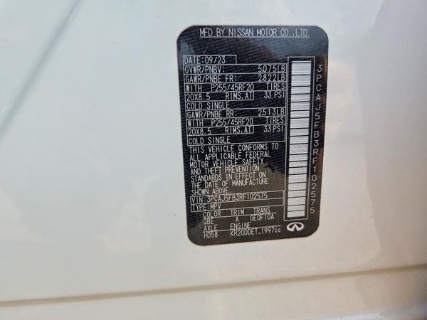 2024 INFINITI QX50