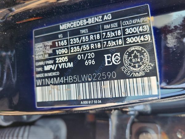 2020 MERCEDES-BENZ GLB GLB250-4M