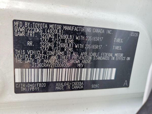 2026 TOYOTA RAV4