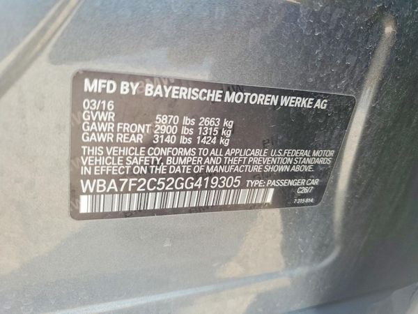 2016 BMW 750 xDrive