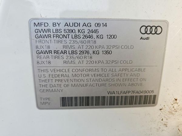 2015 AUDI Q5 Premium Plus