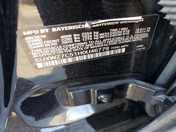 2017 BMW X3 sDrive28i