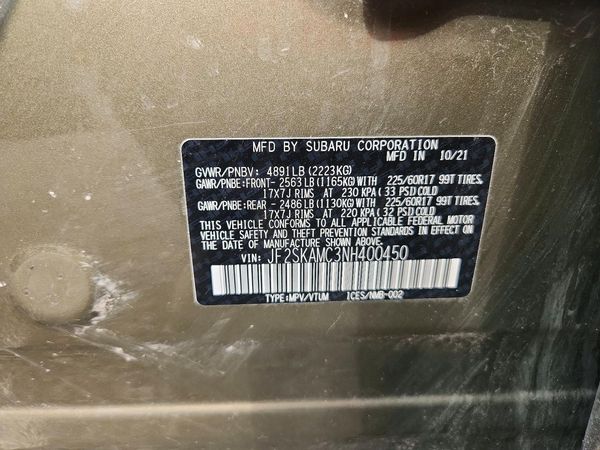 2022 SUBARU FORESTER Wilderness
