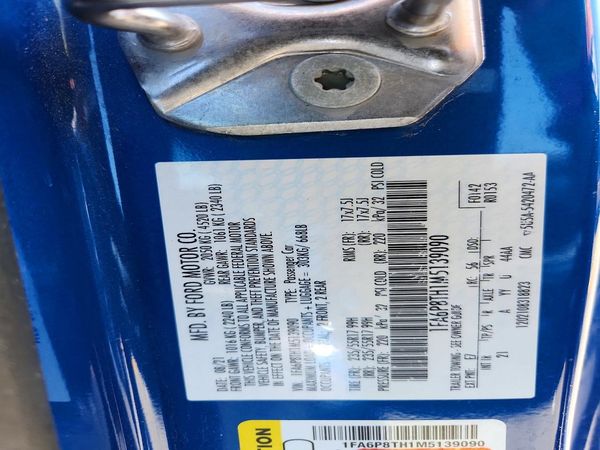 2021 FORD MUSTANG I4 Coupe