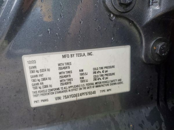 2023 TESLA MODEL Y