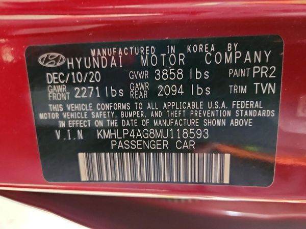 2021 HYUNDAI ELANTRA
