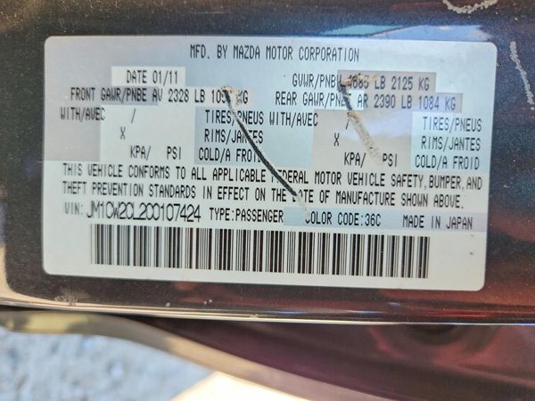 2012 MAZDA 5 Touring/GS