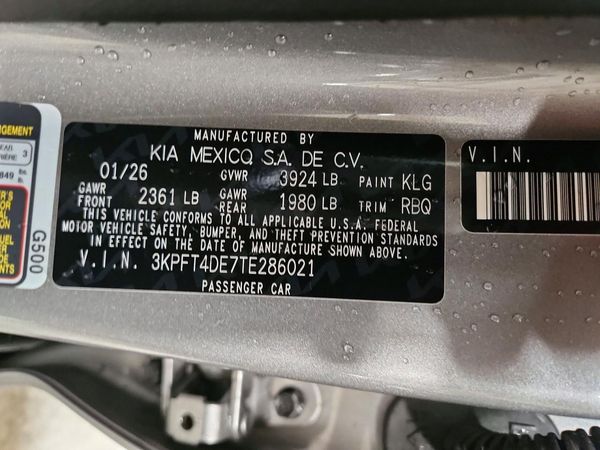 2026 KIA K4 LX, LXS