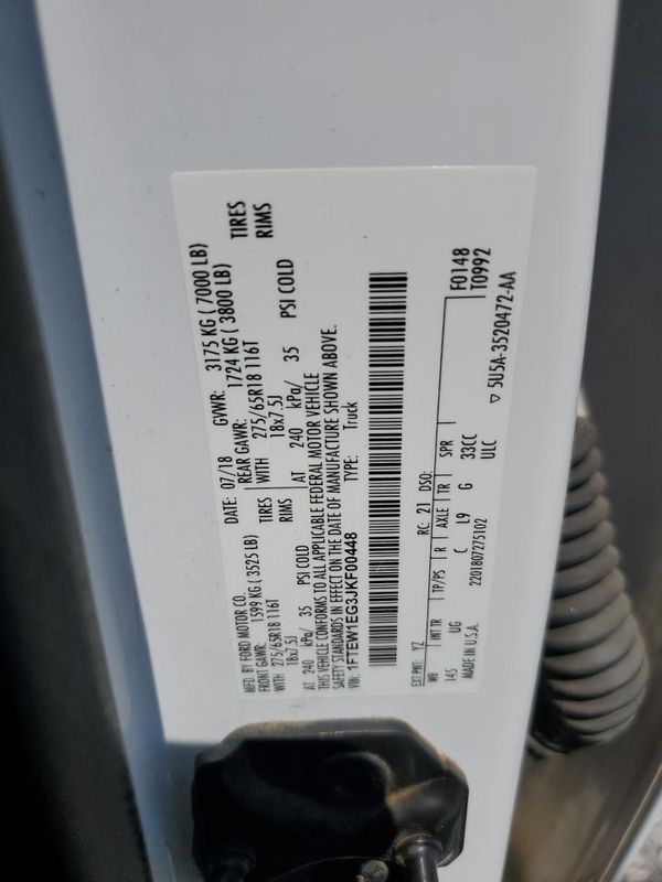 2018 FORD F150