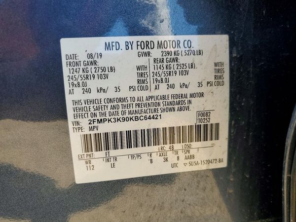 2019 FORD EDGE Titanium