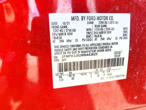 2021 FORD EDGE SEL