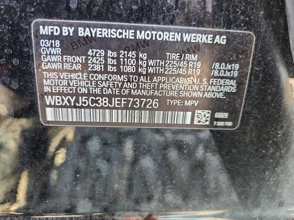 2018 BMW X2