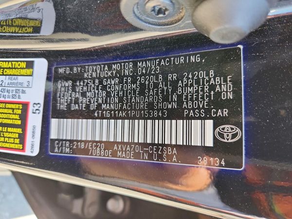 2023 TOYOTA CAMRY SE