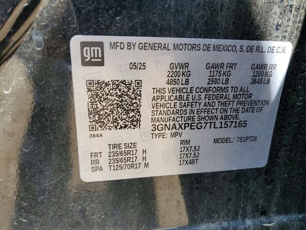 2026 CHEVROLET EQUINOX 2LT