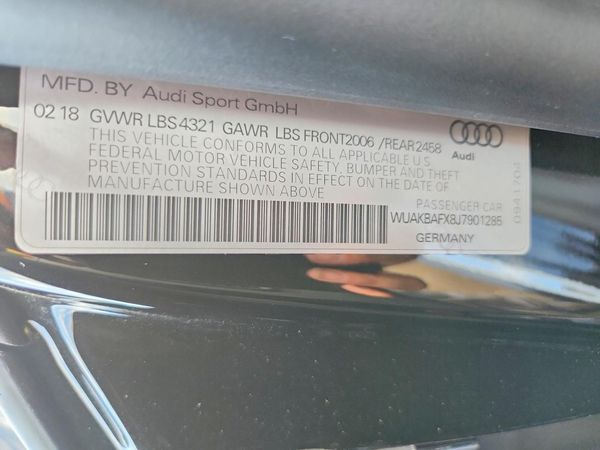 2018 AUDI R8 V10 Plus