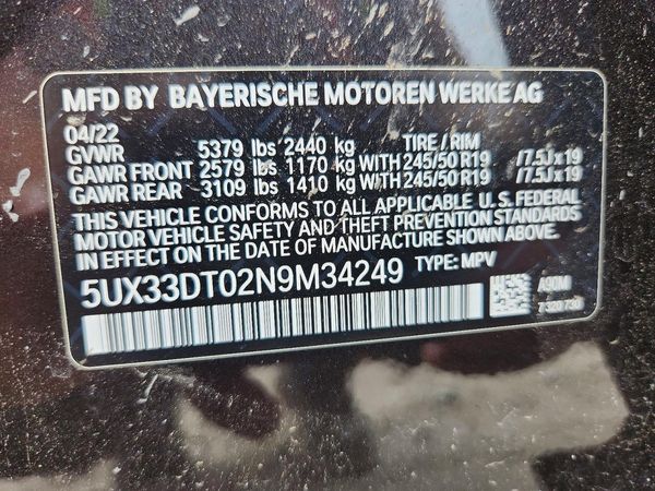 2022 BMW X4 xDrive30i