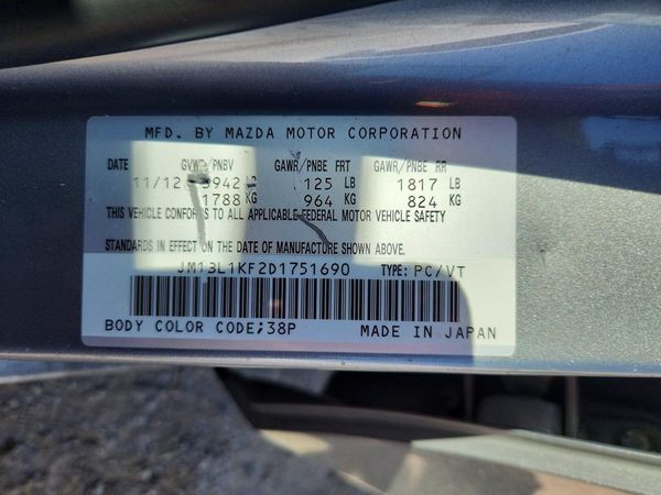 2013 MAZDA 3 Sport/GX