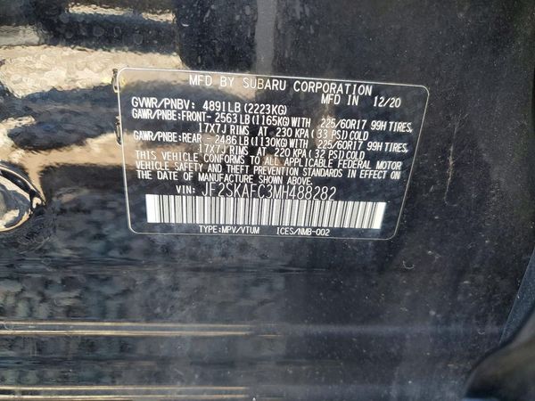 2021 SUBARU FORESTER