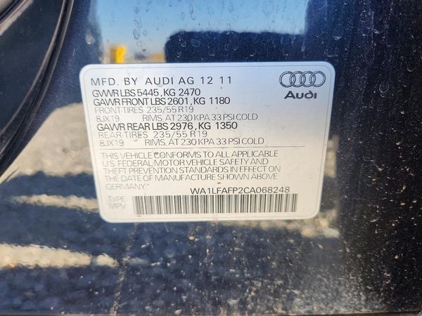 2012 AUDI Q5