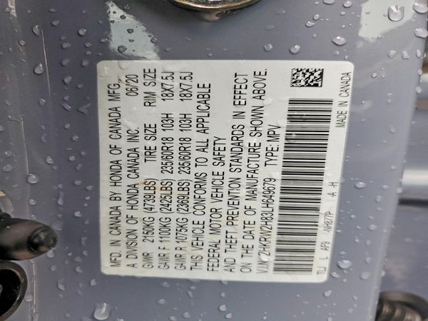 2020 HONDA CR-V EX-L
