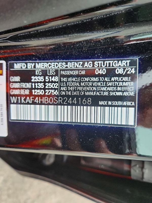 2025 MERCEDES-BENZ C