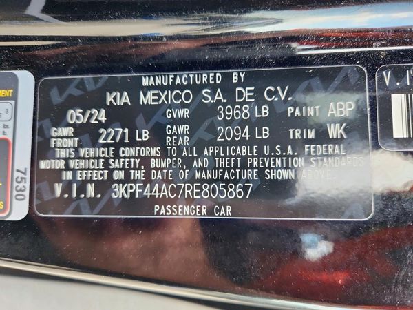 2024 KIA FORTE