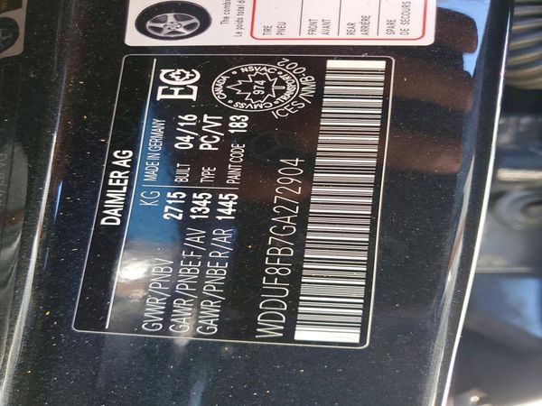 2016 MERCEDES-BENZ S