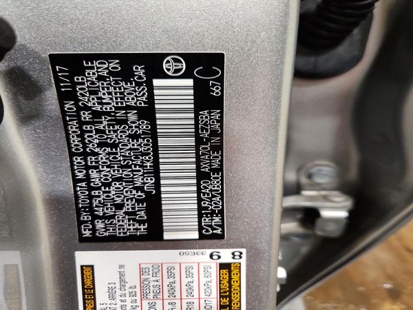 2018 TOYOTA CAMRY