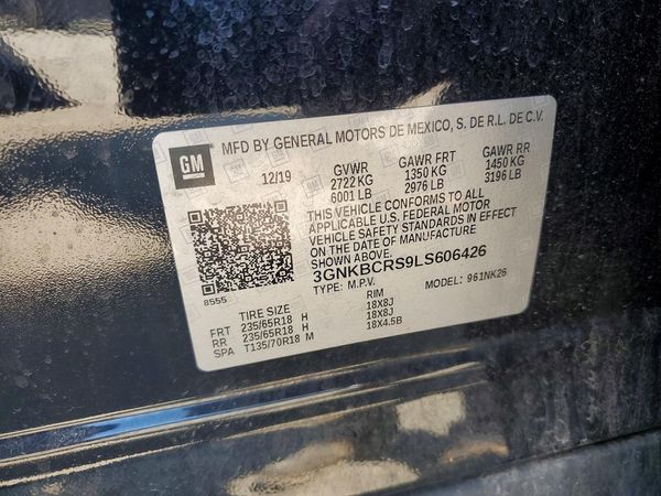 2020 CHEVROLET BLAZER 2LT