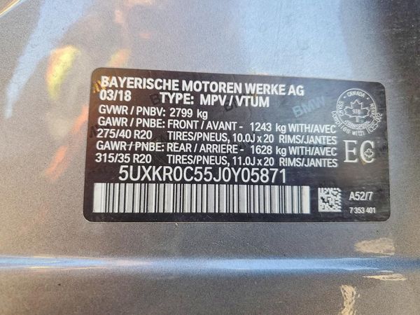 2018 BMW X5 xDrive35i