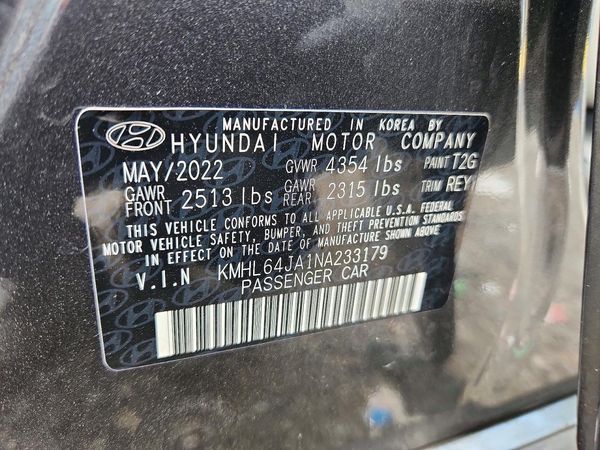2022 HYUNDAI SONATA