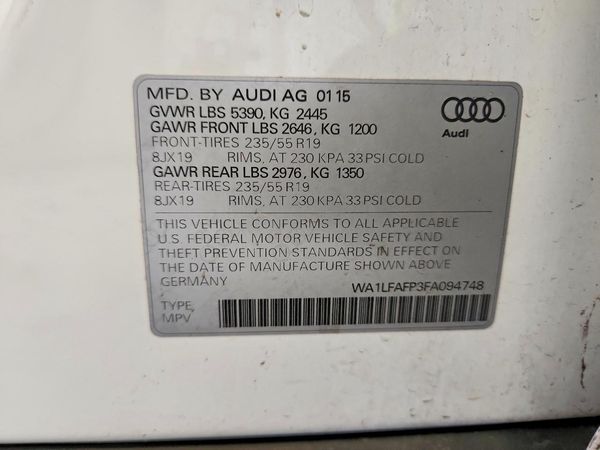 2015 AUDI Q5