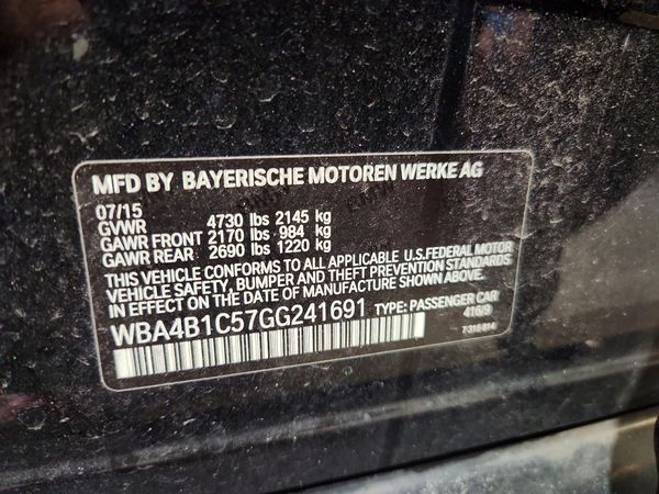 2016 BMW 435 GC